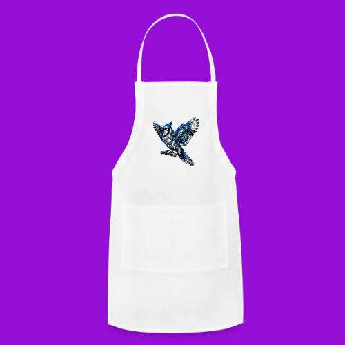 Silver Blue Jay Open Wing Perch - Adjustable Apron