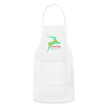 Motivation lines - Adjustable Apron - white - Front - Julia (174cm)