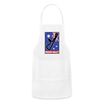 Hidden Valley Race Track - Adjustable Apron - white - Front - Julia (174cm)