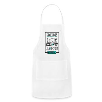 2025 Love and kindness - Adjustable Apron - white - Front - Julia (174cm)