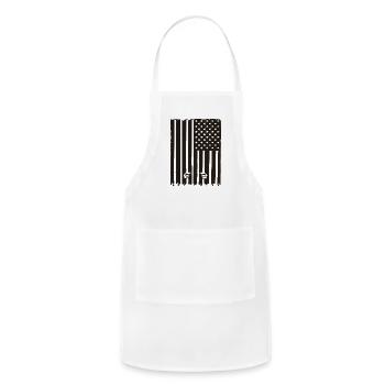 The American Dream in Prison - Adjustable Apron - white - Front - Julia (174cm)