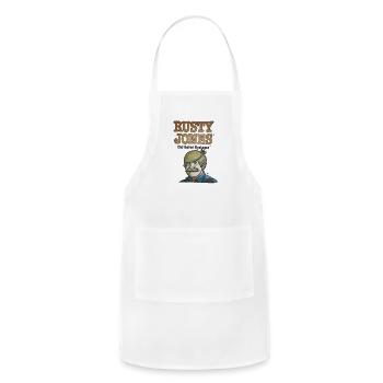 Rusty Jones Rust Prevention HiFi - Adjustable Apron - white - Front - Julia (174cm)