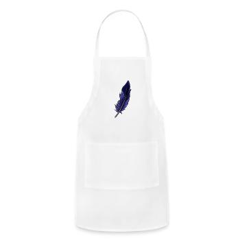 feather - Adjustable Apron - white - Front - Julia (174cm)
