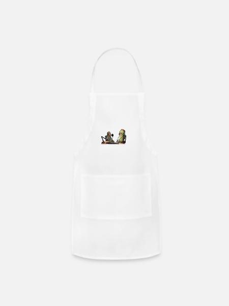 Celery Pod Duo - Adjustable Apron - white