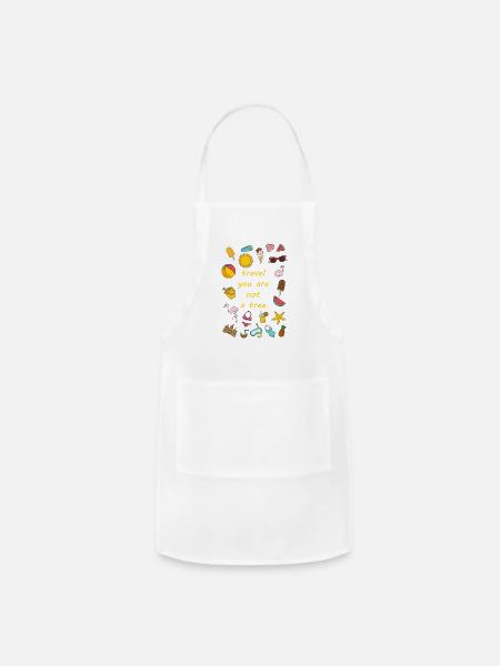summer - Adjustable Apron - white