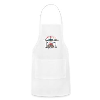 Campfire for Life - Adjustable Apron - white - Front - Julia (174cm)
