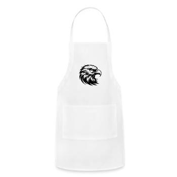 Elegant Bird Of Prey As A Powerful Animal Graphic - Adjustable Apron - white - Front - Julia (174cm)