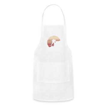 Motivation motivate career positive gift - Adjustable Apron - white - Front - Julia (174cm)