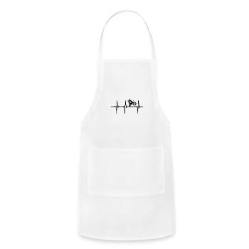 Heartbeat For Offroad Motorcycles - Adjustable Apron - white - Front - Julia (174cm)