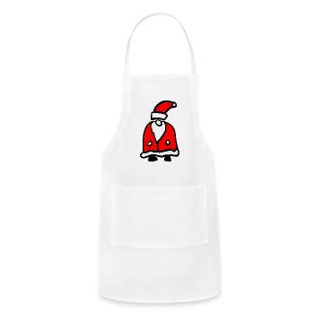 Santa Claus - Adjustable Apron - white - Front - Julia (174cm)