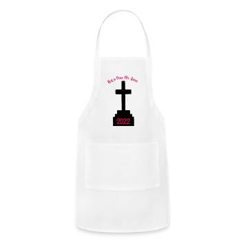 Rest in Peace - Adjustable Apron - white - Front - Julia (174cm)