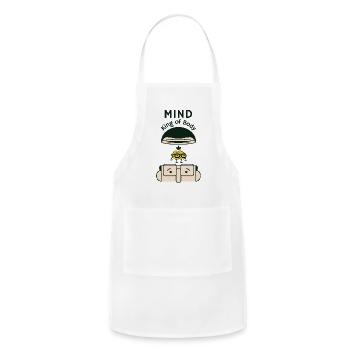Mind Is The King Of Body - Adjustable Apron - white - Front - Julia (174cm)