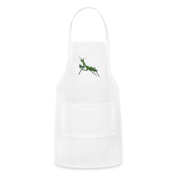Praying Mantis - Adjustable Apron - white - Front - Julia (174cm)