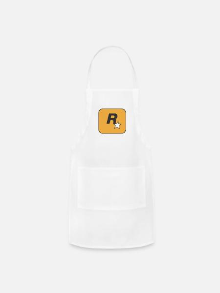RockStar - Adjustable Apron - white