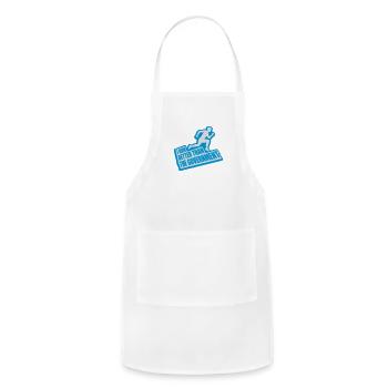 run better than government - Adjustable Apron - white - Front - Julia (174cm)