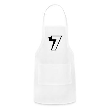 The 7 - Adjustable Apron - white - Front - Julia (174cm)