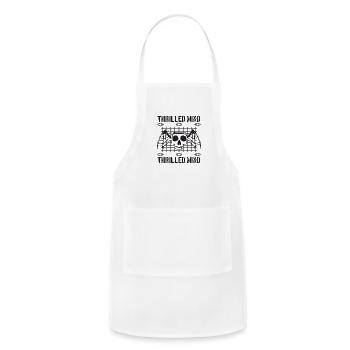 Thrilled Mind - Adjustable Apron - white - Front - Julia (174cm)