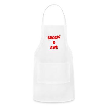 Shock and Awe tumblr - Adjustable Apron - white - Front - Julia (174cm)