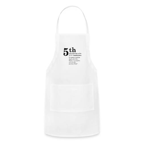 Fifth Amendment Clause (black letters) - Adjustable Apron
