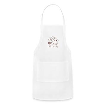relax chill - Adjustable Apron - white - Front - Julia (174cm)