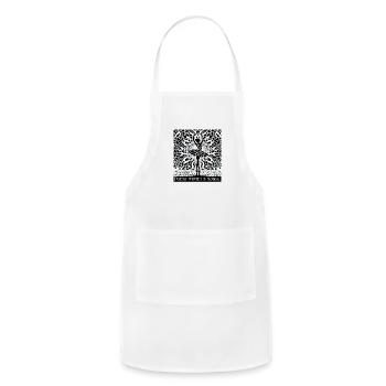 Poetry written in motion - Adjustable Apron - white - Front - Julia (174cm)