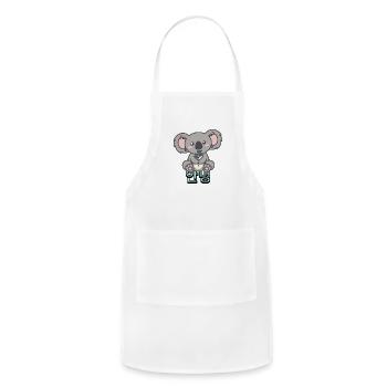 Asian Fusion - Adjustable Apron - white - Front - Julia (174cm)