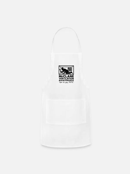 Die Hard Ventilation Maintenance - Adjustable Apron - white
