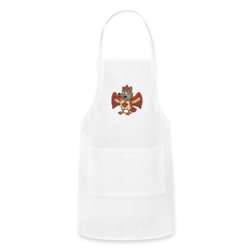 Maple-Mad Wolfbird – Quirky Canadian Creature - Adjustable Apron