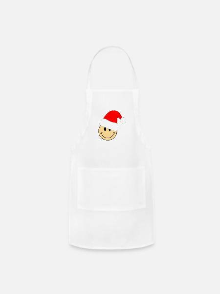 Happy Christmas - Adjustable Apron - white