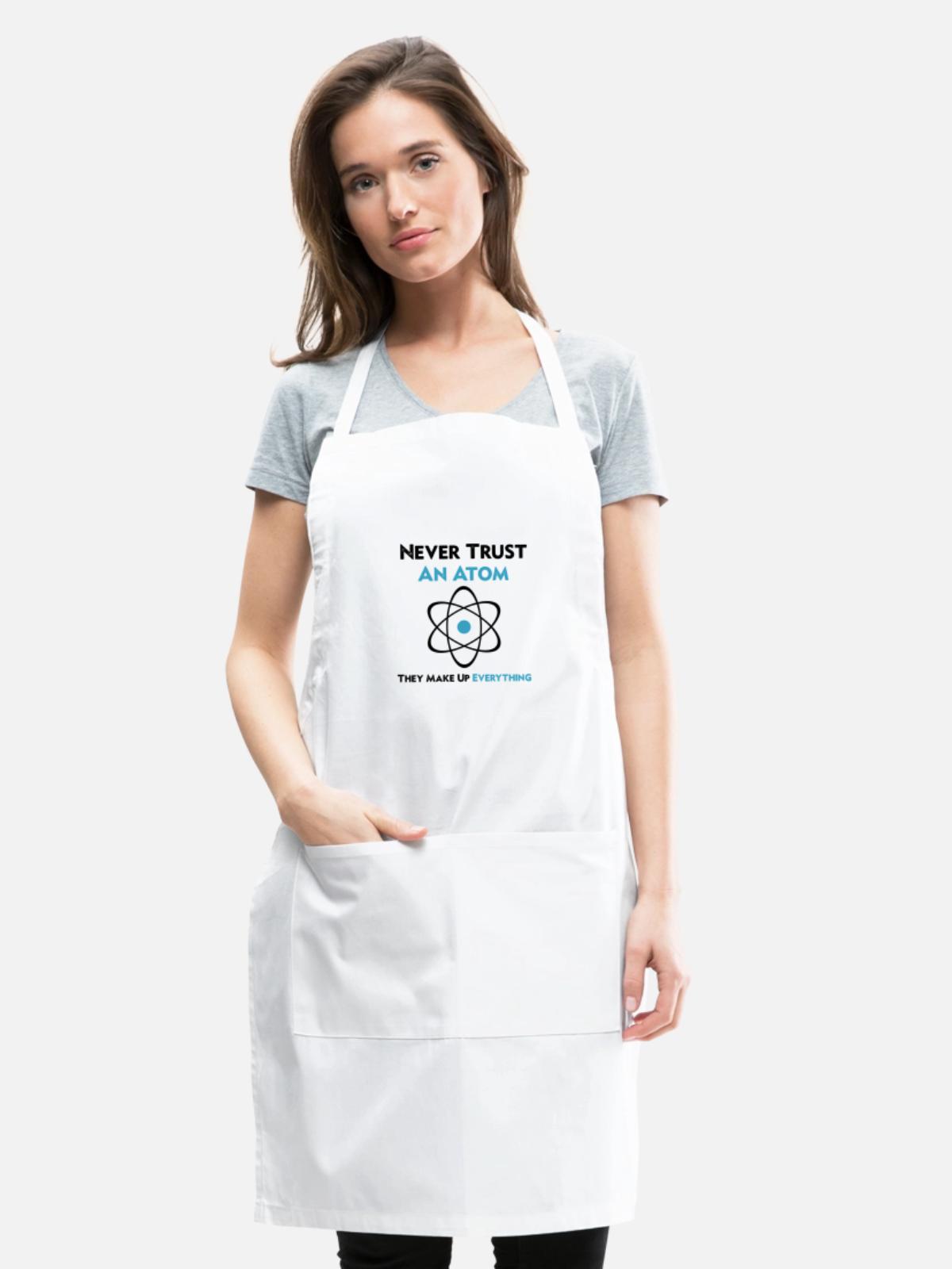 Make Up Everything - Adjustable Apron - white - Front - Julia (174cm)