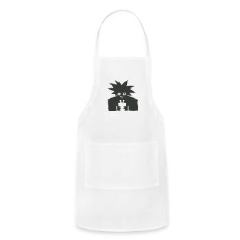 Shocking News - Adjustable Apron - white - Front - Julia (174cm)