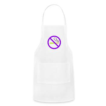 marceline no smoking - Adjustable Apron - white - Front - Julia (174cm)