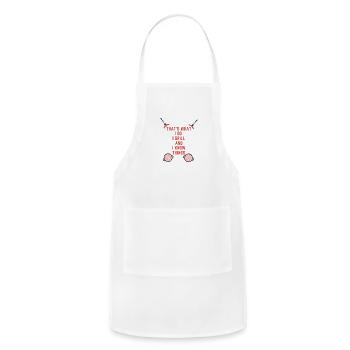 Grill Lover That s What I Do I Grill And Know Thin - Adjustable Apron - white - Front - Julia (174cm)