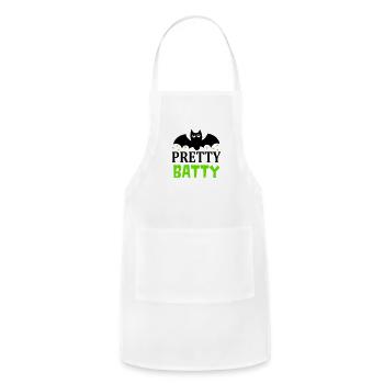 Pretty batty - Adjustable Apron - white - Front - Julia (174cm)