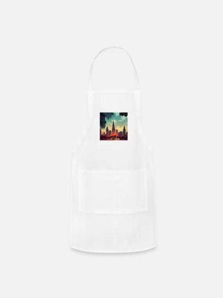 Kuala Lumpur - Adjustable Apron - white