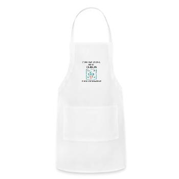 Trip To Dublin - Adjustable Apron - white - Front - Julia (174cm)