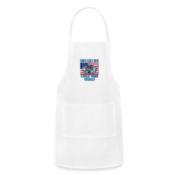 Combat Medic 2nd Award Memorable Us - Adjustable Apron - white - Front - Julia (174cm)