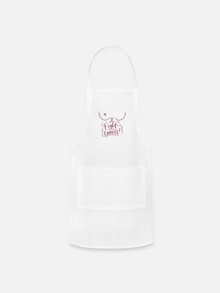 FIGHT CANCER! - Adjustable Apron - white