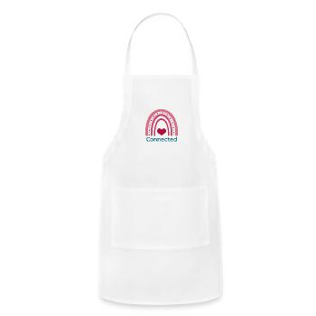 Connected Viva Magenta Boho Rainbow - Adjustable Apron - white - Front - Julia (174cm)