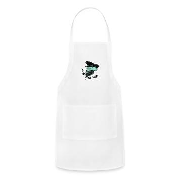 Stay Calm - Adjustable Apron - white - Front - Julia (174cm)
