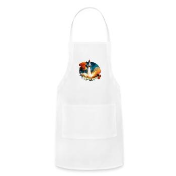 Rocket Away - Adjustable Apron - white - Front - Julia (174cm)