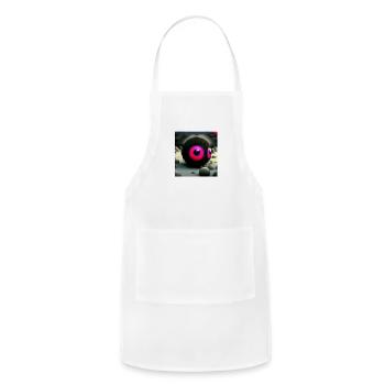 Cute Virus - Adjustable Apron - white - Front - Julia (174cm)