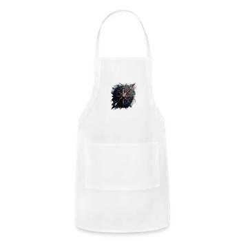 maritime compass - Adjustable Apron - white - Front - Julia (174cm)
