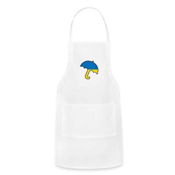 umbrella Ukraine - Adjustable Apron - white - Front - Julia (174cm)