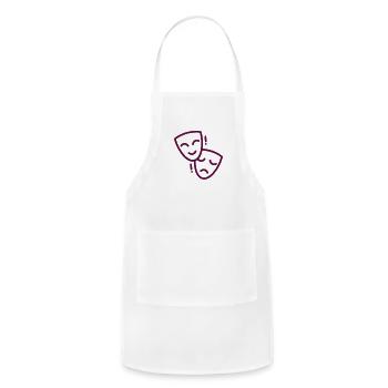 Mixed Emotions - Adjustable Apron - white - Front - Julia (174cm)