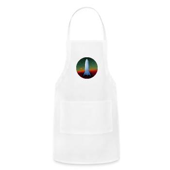 Spaceship On Mars - Adjustable Apron - white - Front - Julia (174cm)