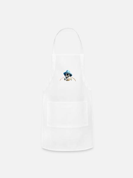 Funny skeleton - Adjustable Apron - white