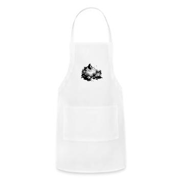 nice hidden place - Adjustable Apron - white - Front - Julia (174cm)