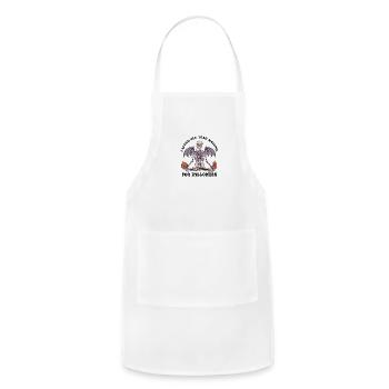 I Spend All Year Walting For Halloween - Adjustable Apron - white - Front - Julia (174cm)