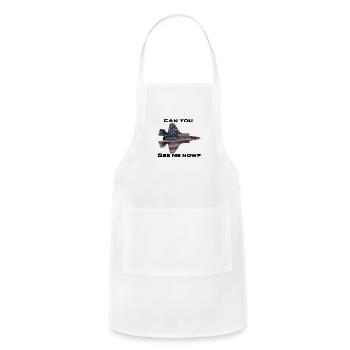 Can you see me now F-35 - Adjustable Apron - white - Front - Julia (174cm)